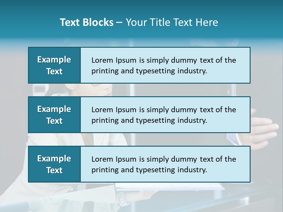 Office Life: Young Salesclerk Talking To A Customer PowerPoint Template
