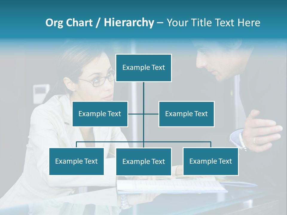 Office Life: Young Salesclerk Talking To A Customer PowerPoint Template