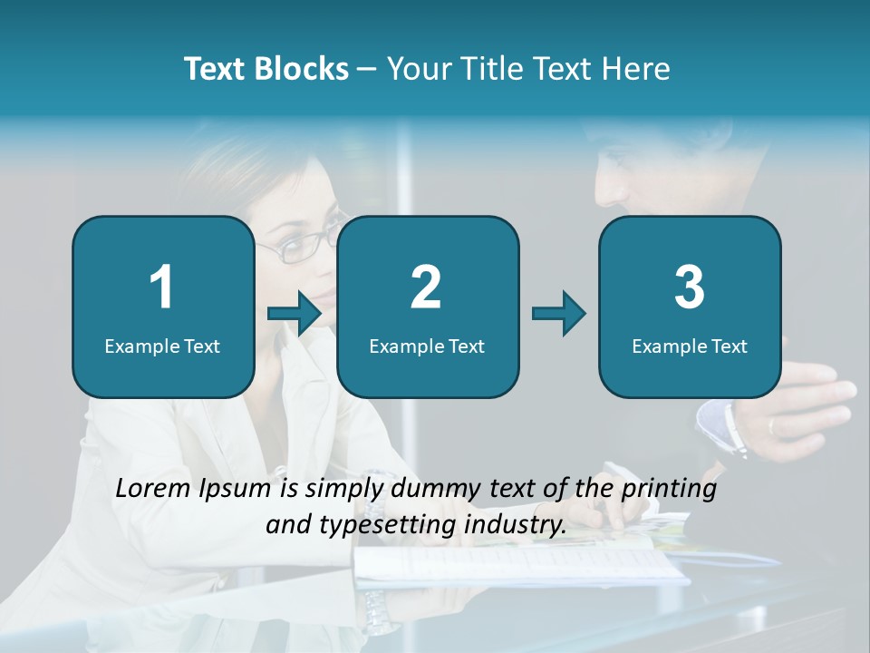 Office Life: Young Salesclerk Talking To A Customer PowerPoint Template