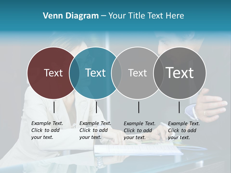 Office Life: Young Salesclerk Talking To A Customer PowerPoint Template