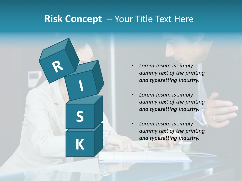 Office Life: Young Salesclerk Talking To A Customer PowerPoint Template