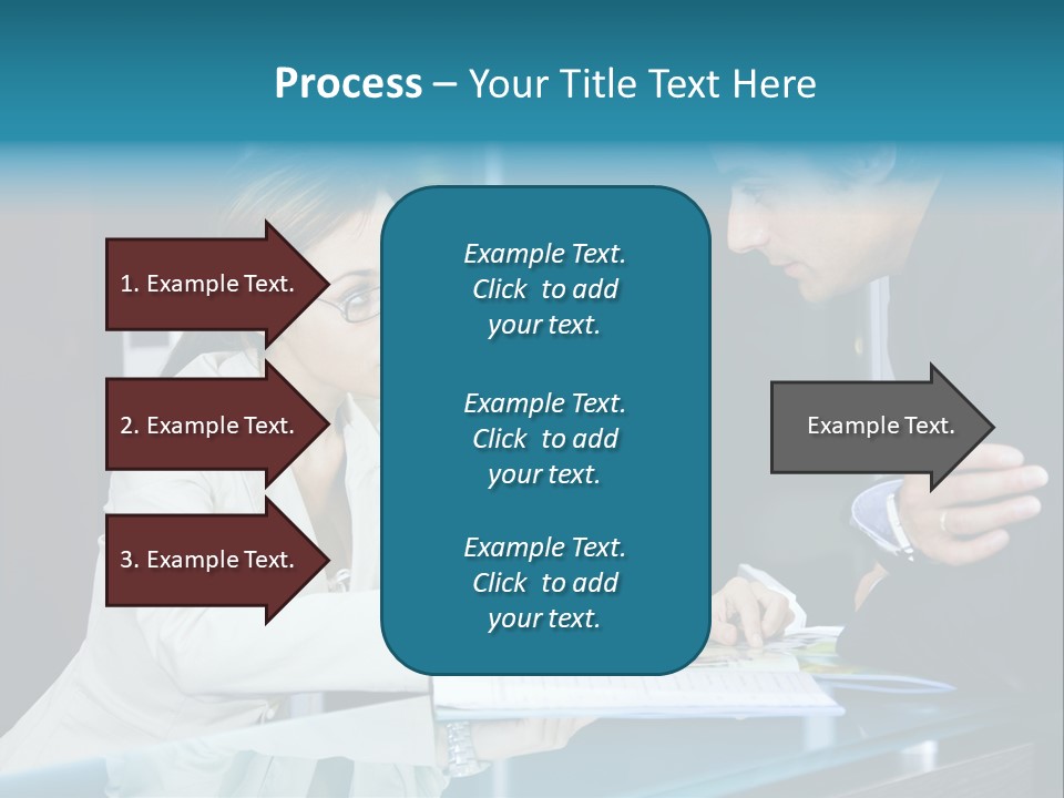 Office Life: Young Salesclerk Talking To A Customer PowerPoint Template