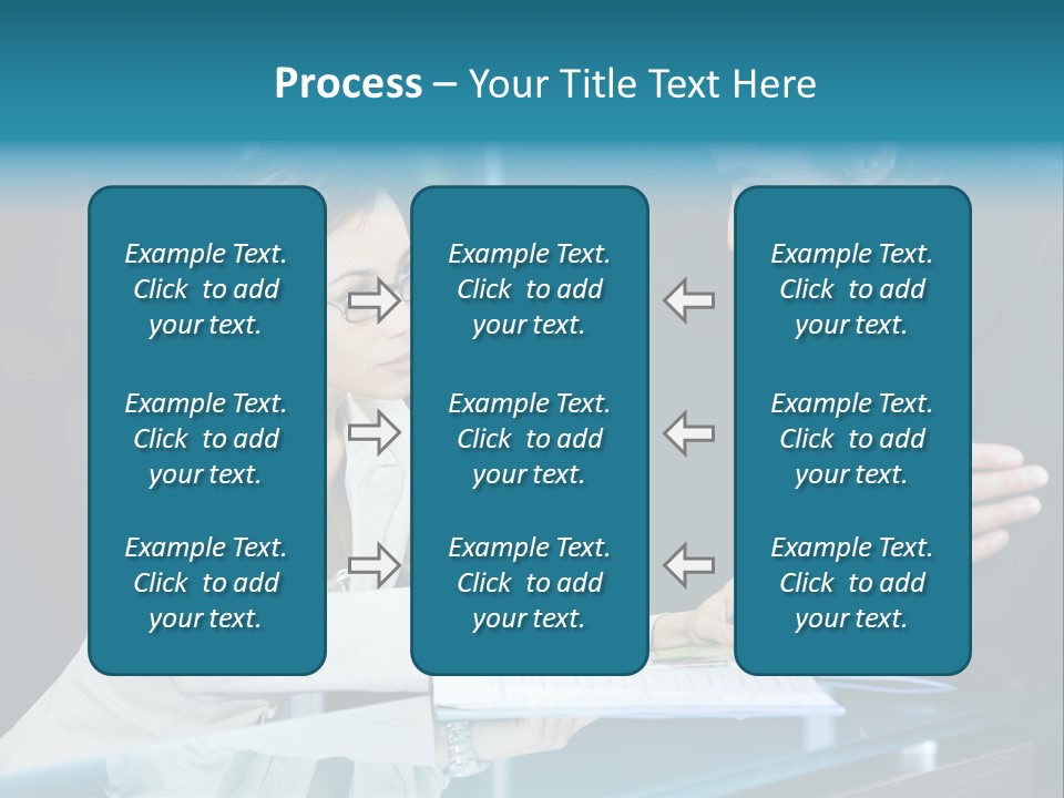 Office Life: Young Salesclerk Talking To A Customer PowerPoint Template