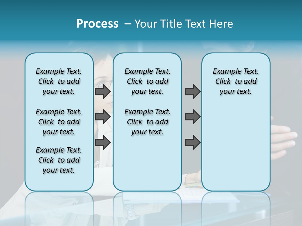 Office Life: Young Salesclerk Talking To A Customer PowerPoint Template