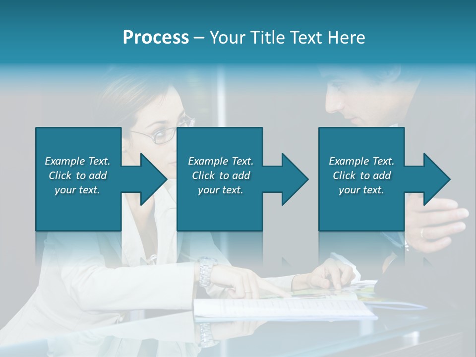 Office Life: Young Salesclerk Talking To A Customer PowerPoint Template