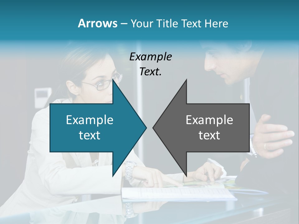 Office Life: Young Salesclerk Talking To A Customer PowerPoint Template