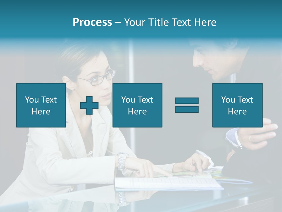 Office Life: Young Salesclerk Talking To A Customer PowerPoint Template