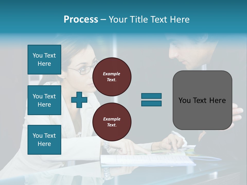 Office Life: Young Salesclerk Talking To A Customer PowerPoint Template