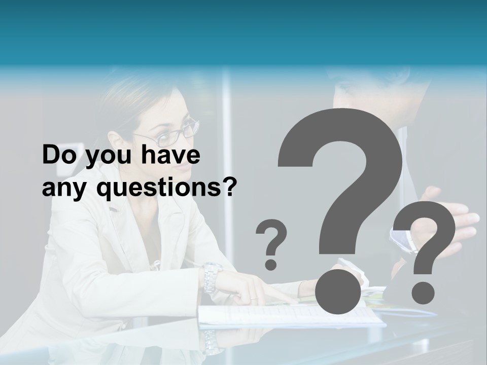 Office Life: Young Salesclerk Talking To A Customer PowerPoint Template