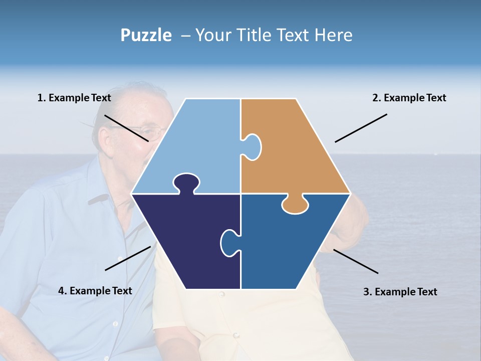 Seniors Taking Photo PowerPoint Template