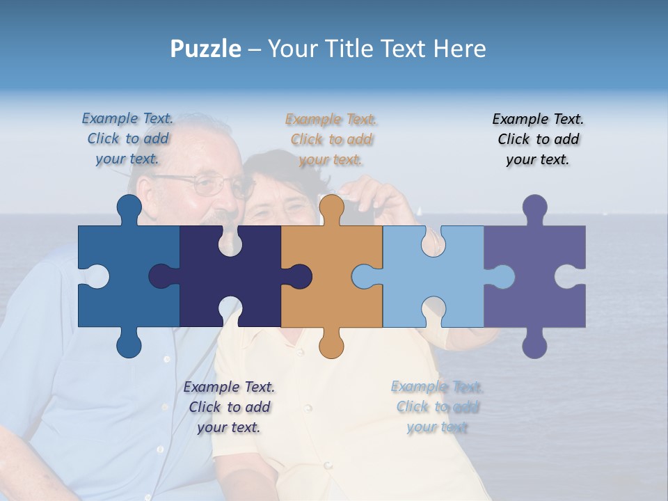 Seniors Taking Photo PowerPoint Template