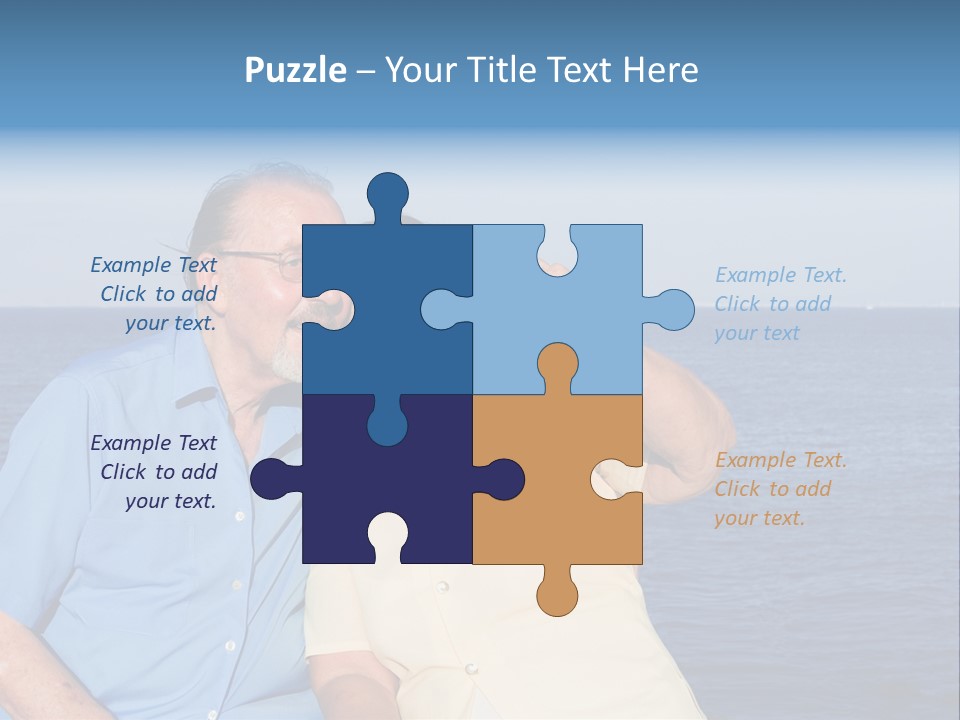 Seniors Taking Photo PowerPoint Template