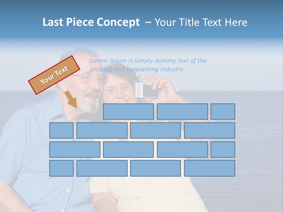 Seniors Taking Photo PowerPoint Template