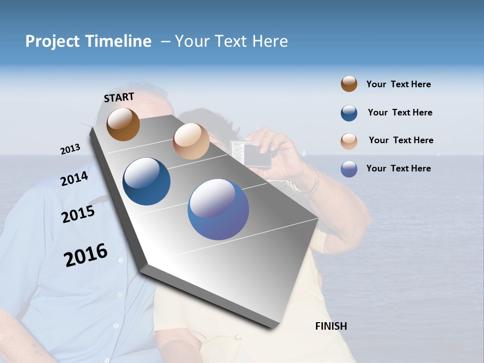 Seniors Taking Photo PowerPoint Template