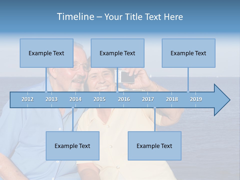 Seniors Taking Photo PowerPoint Template