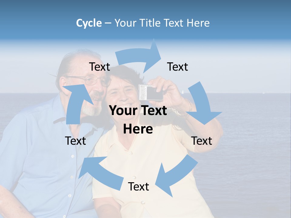 Seniors Taking Photo PowerPoint Template