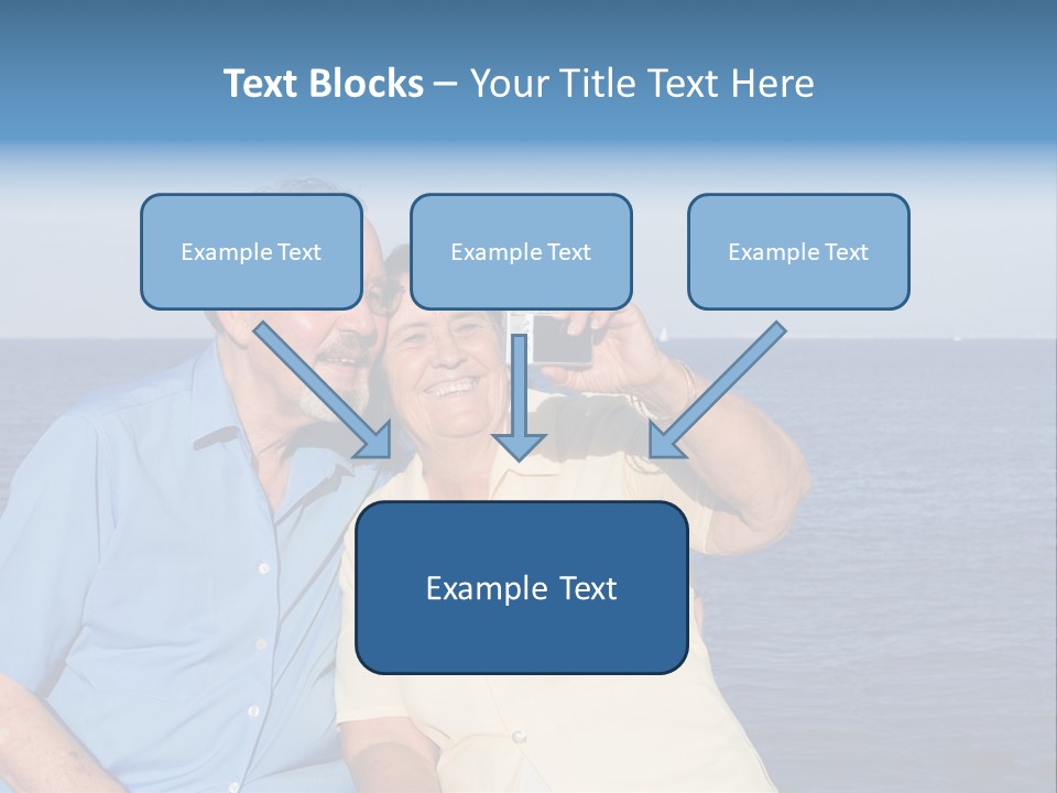 Seniors Taking Photo PowerPoint Template