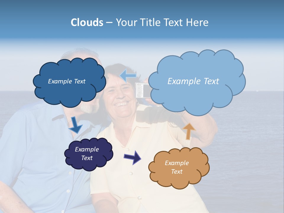 Seniors Taking Photo PowerPoint Template