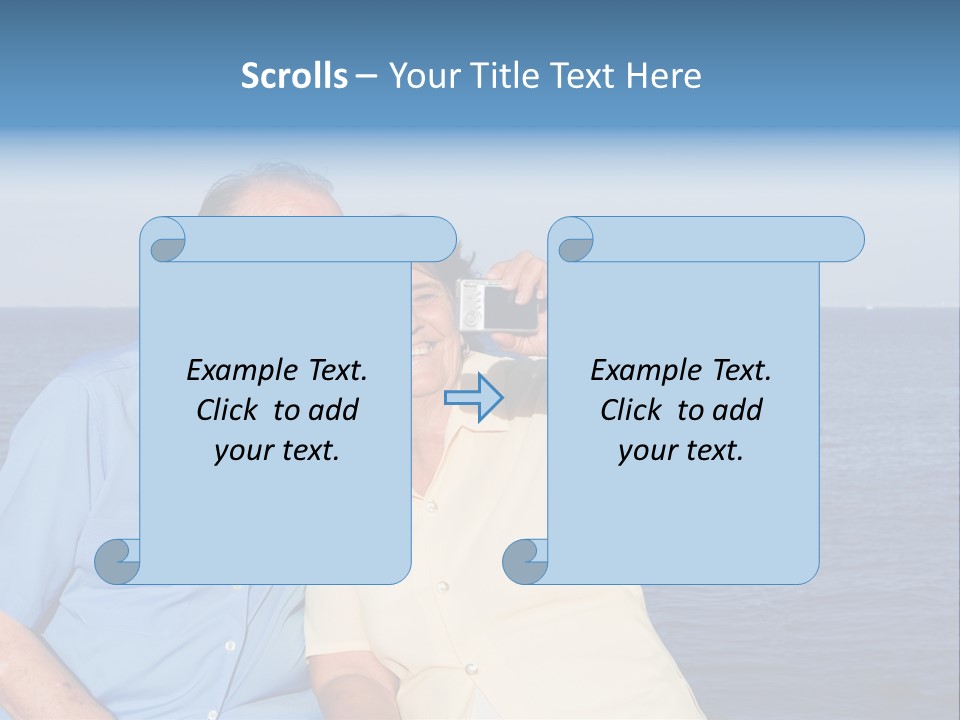 Seniors Taking Photo PowerPoint Template