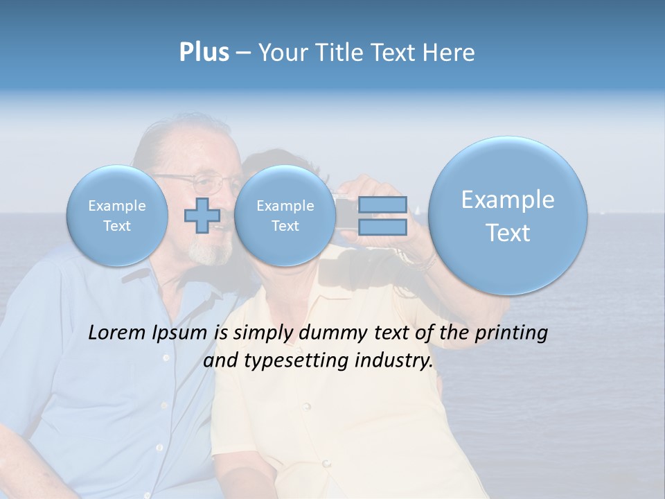 Seniors Taking Photo PowerPoint Template