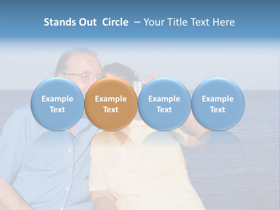 Seniors Taking Photo PowerPoint Template