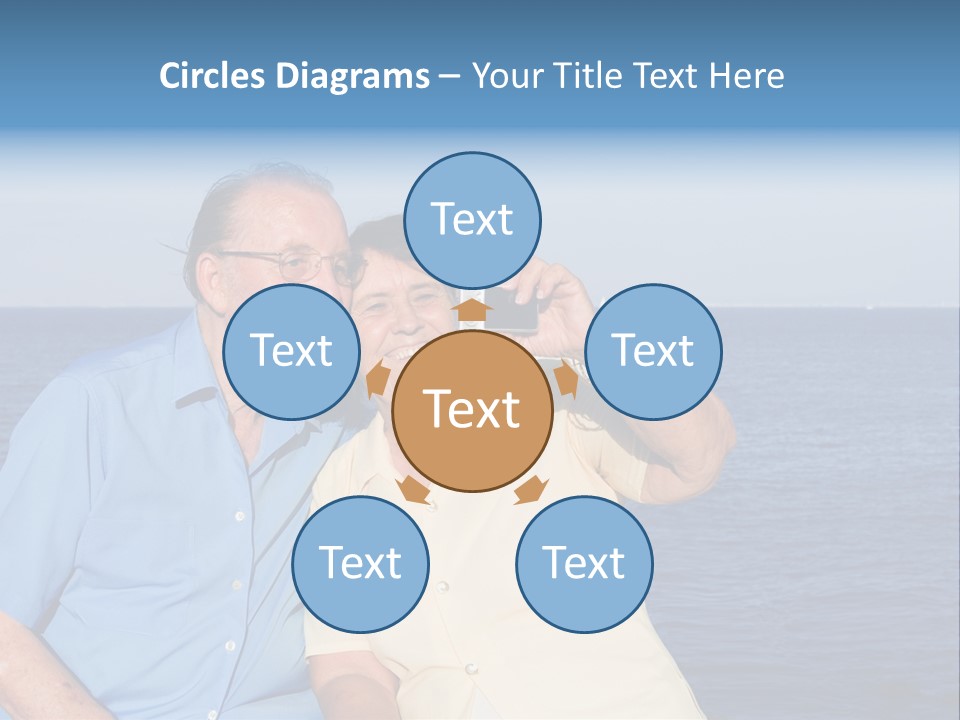 Seniors Taking Photo PowerPoint Template