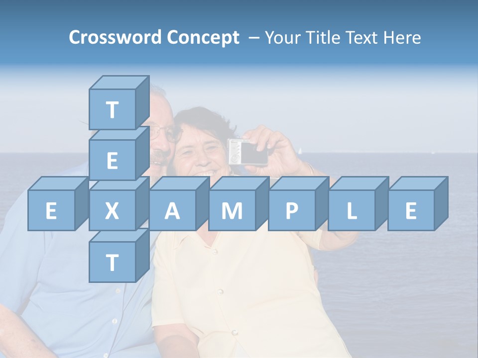 Seniors Taking Photo PowerPoint Template