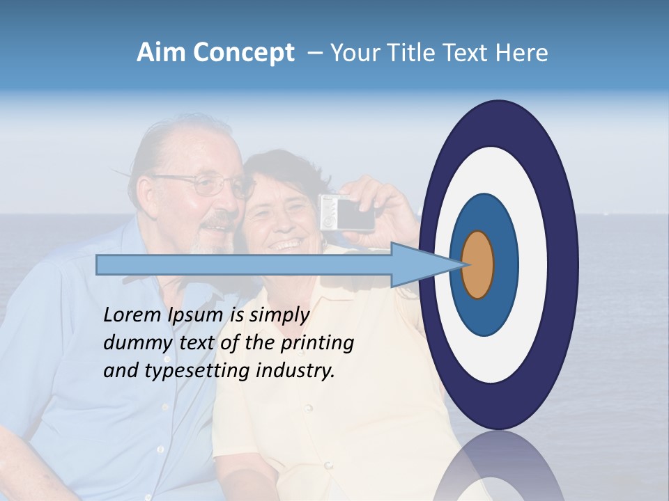 Seniors Taking Photo PowerPoint Template