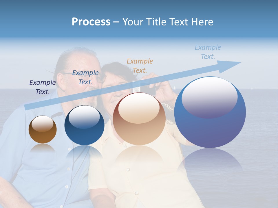 Seniors Taking Photo PowerPoint Template