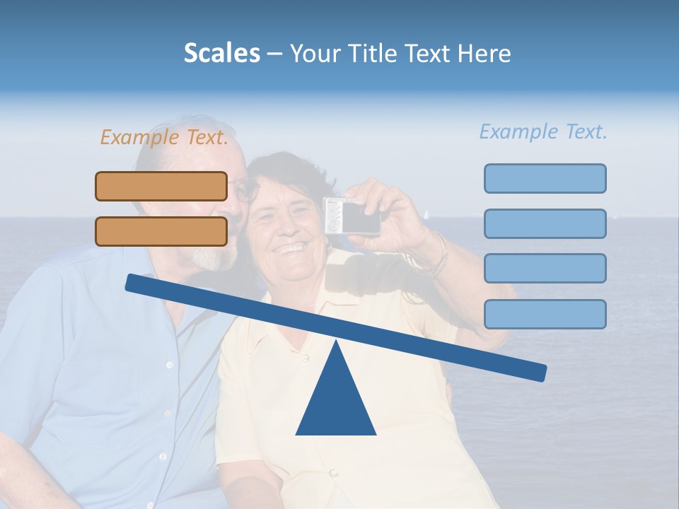 Seniors Taking Photo PowerPoint Template