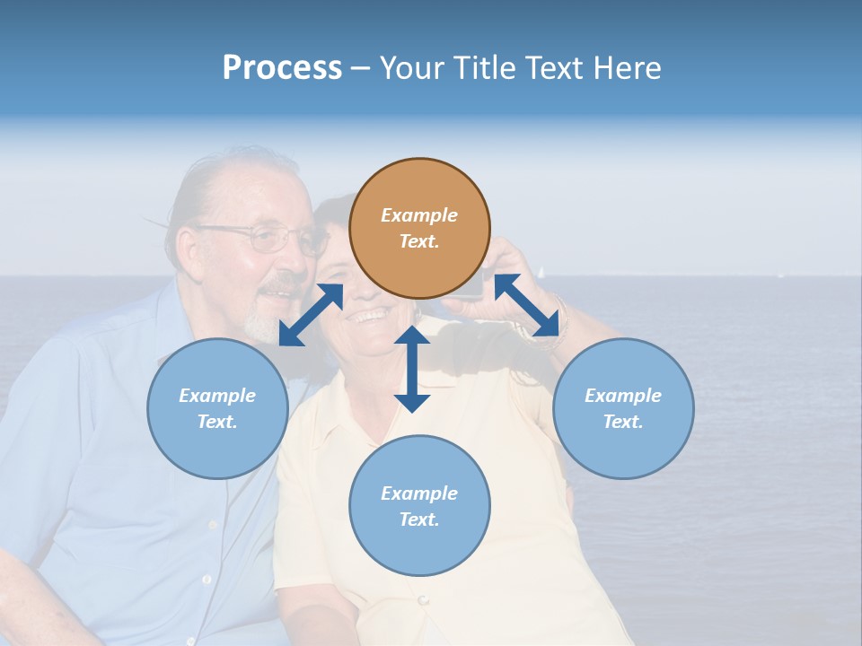 Seniors Taking Photo PowerPoint Template