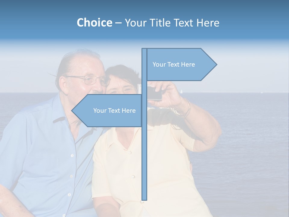 Seniors Taking Photo PowerPoint Template