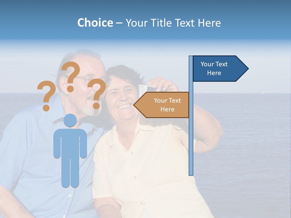 Seniors Taking Photo PowerPoint Template