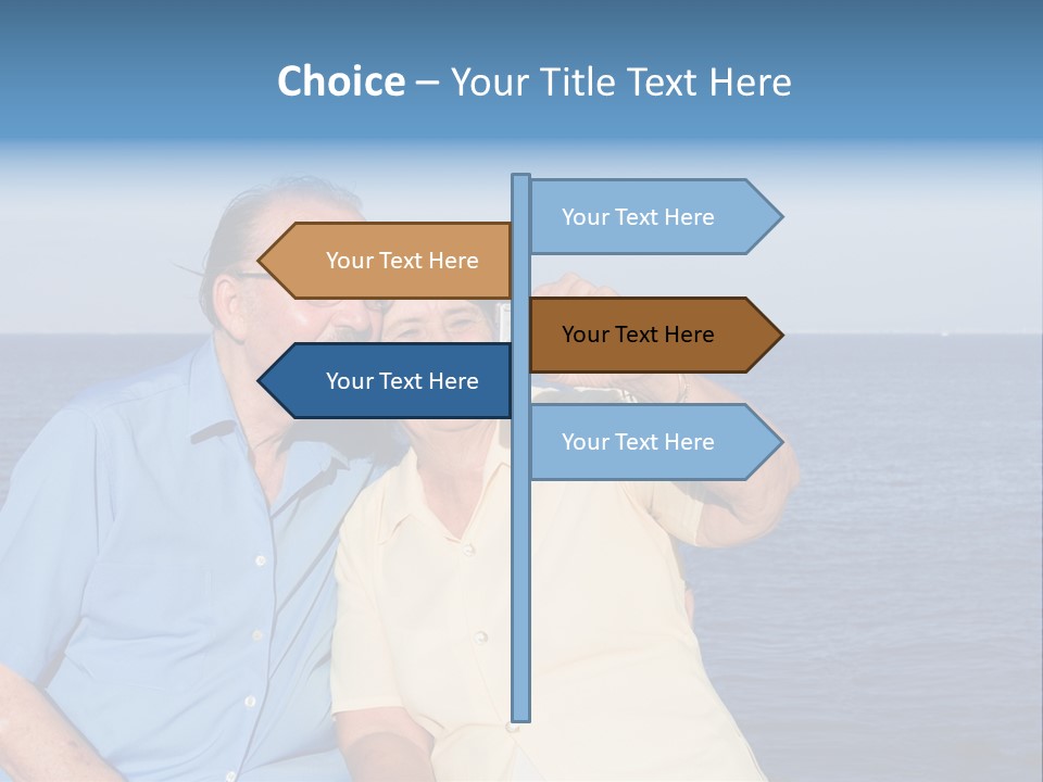 Seniors Taking Photo PowerPoint Template