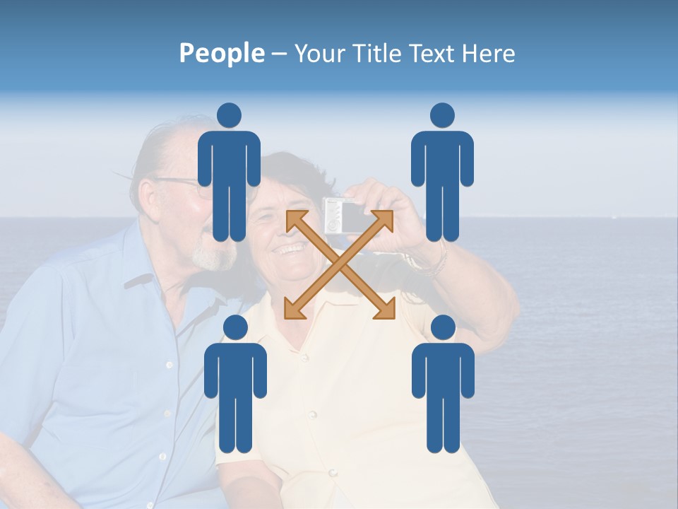 Seniors Taking Photo PowerPoint Template