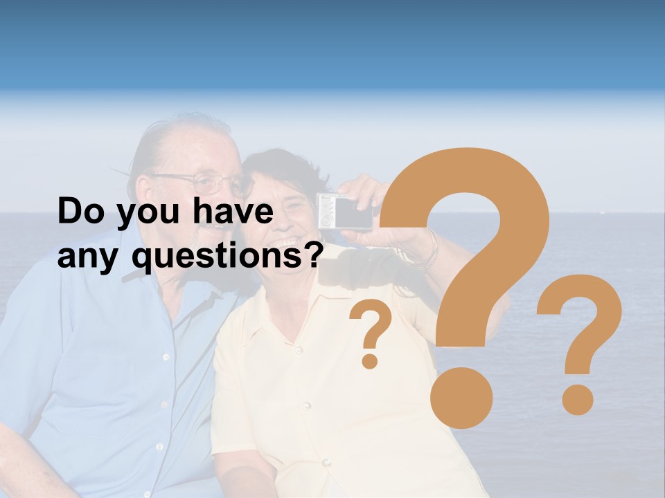 Seniors Taking Photo PowerPoint Template