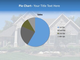 Beautiful Home In A New Development. Great For Real Estate Websites Or Ads. PowerPoint Template