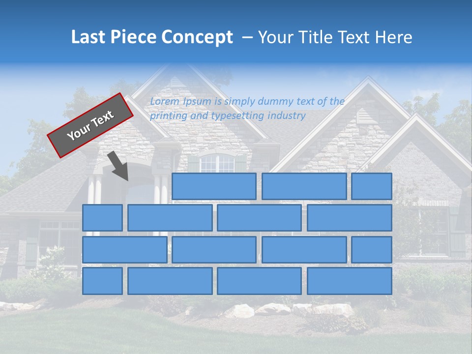 Beautiful Home In A New Development. Great For Real Estate Websites Or Ads. PowerPoint Template