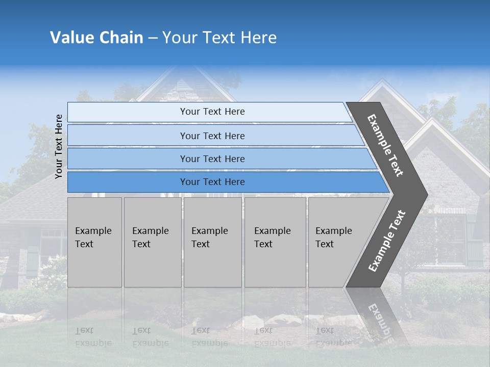 Beautiful Home In A New Development. Great For Real Estate Websites Or Ads. PowerPoint Template