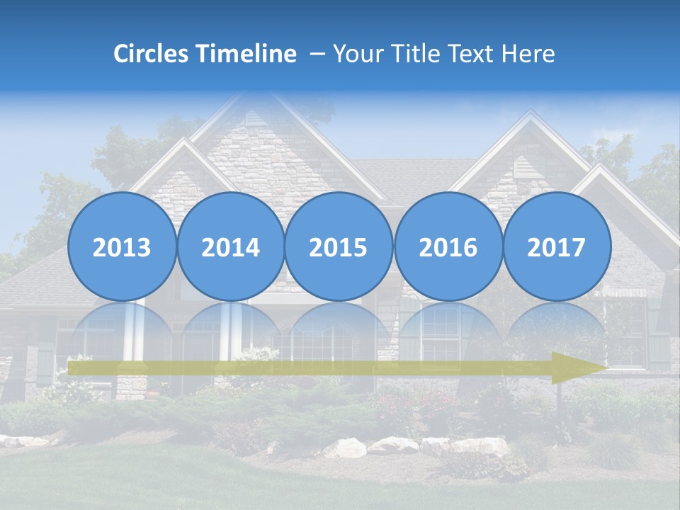 Beautiful Home In A New Development. Great For Real Estate Websites Or Ads. PowerPoint Template