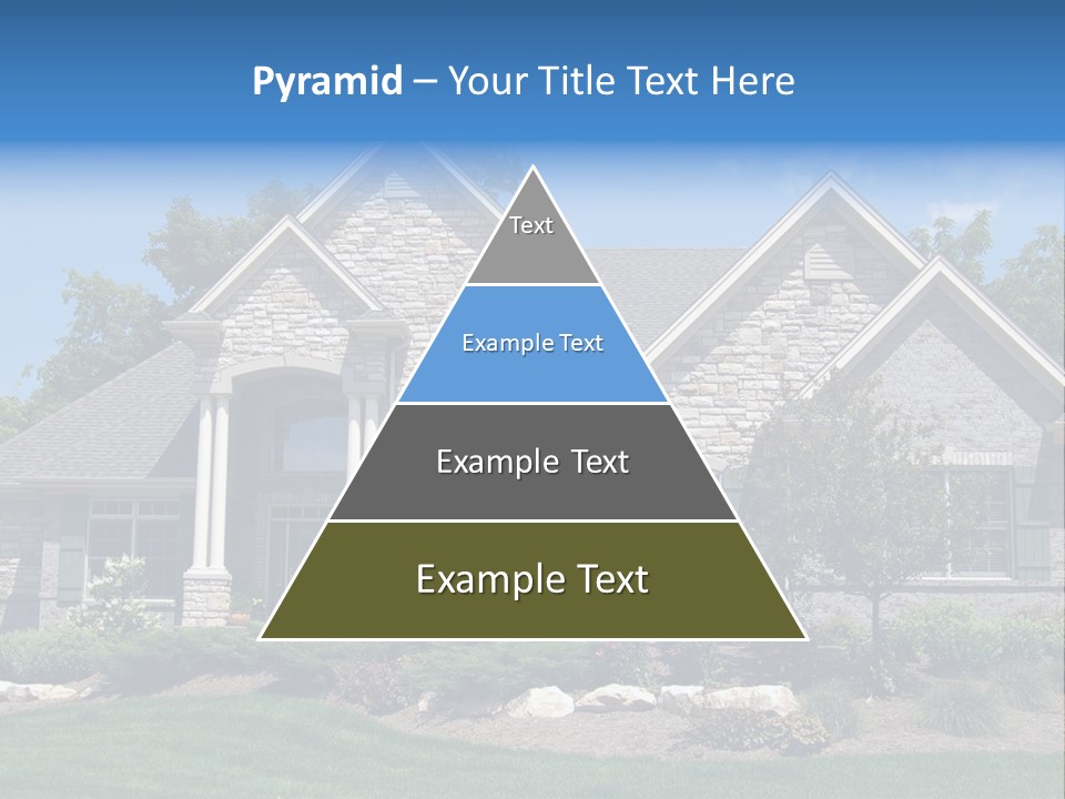 Beautiful Home In A New Development. Great For Real Estate Websites Or Ads. PowerPoint Template