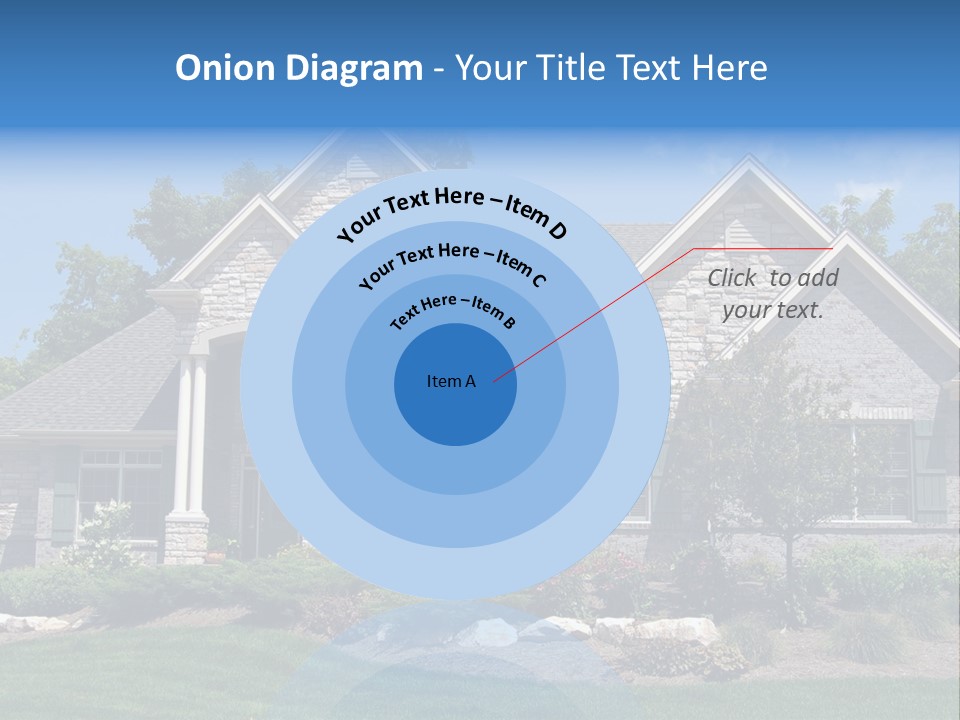 Beautiful Home In A New Development. Great For Real Estate Websites Or Ads. PowerPoint Template