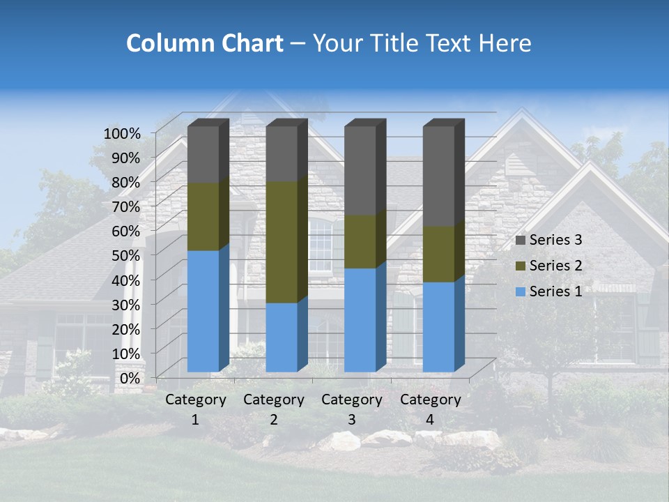 Beautiful Home In A New Development. Great For Real Estate Websites Or Ads. PowerPoint Template