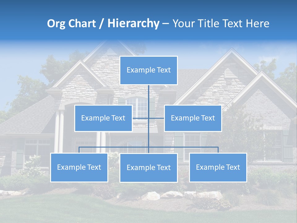 Beautiful Home In A New Development. Great For Real Estate Websites Or Ads. PowerPoint Template