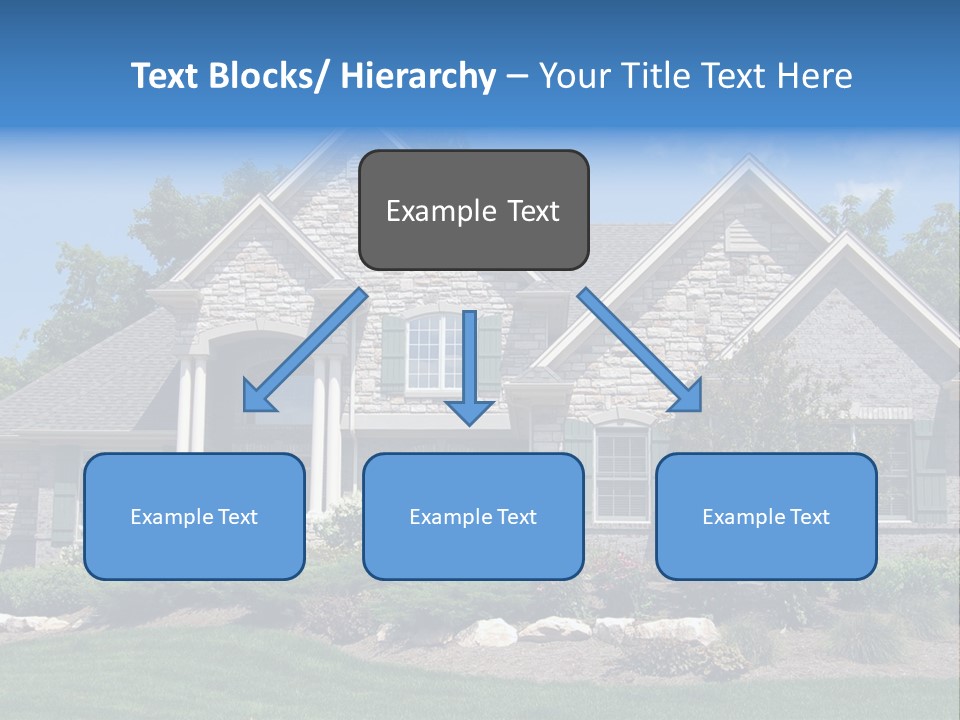 Beautiful Home In A New Development. Great For Real Estate Websites Or Ads. PowerPoint Template
