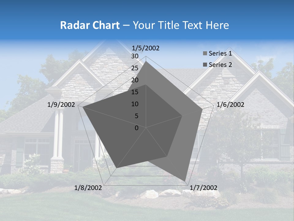 Beautiful Home In A New Development. Great For Real Estate Websites Or Ads. PowerPoint Template