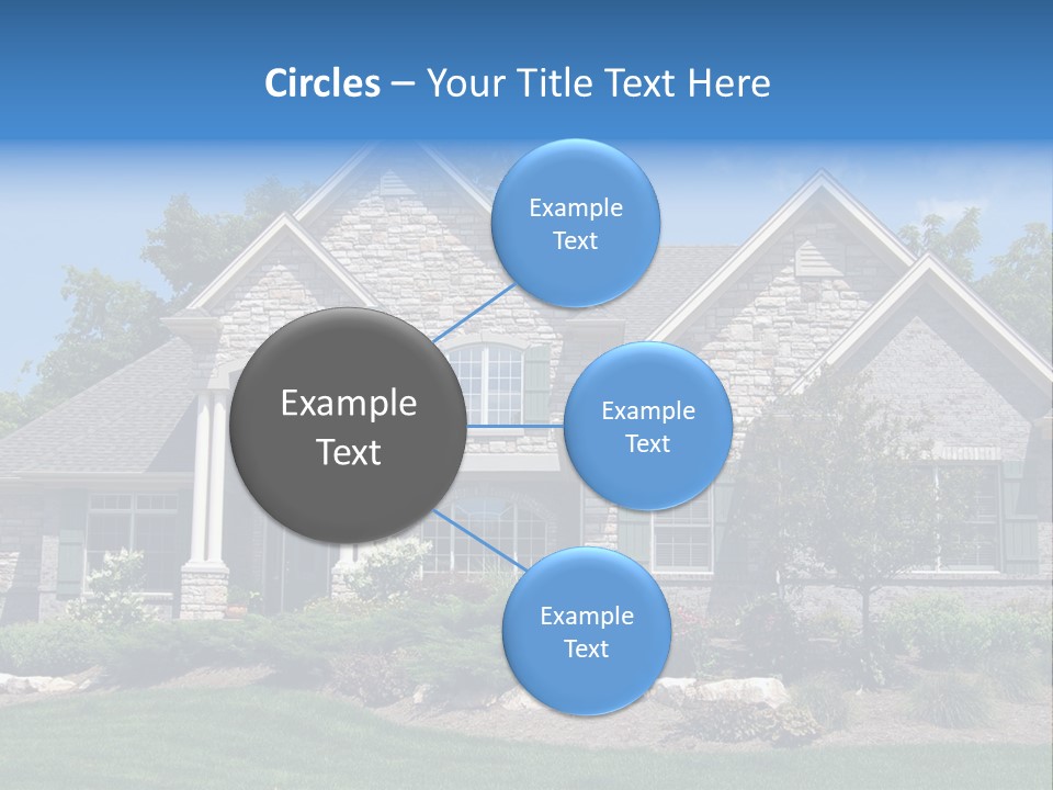 Beautiful Home In A New Development. Great For Real Estate Websites Or Ads. PowerPoint Template