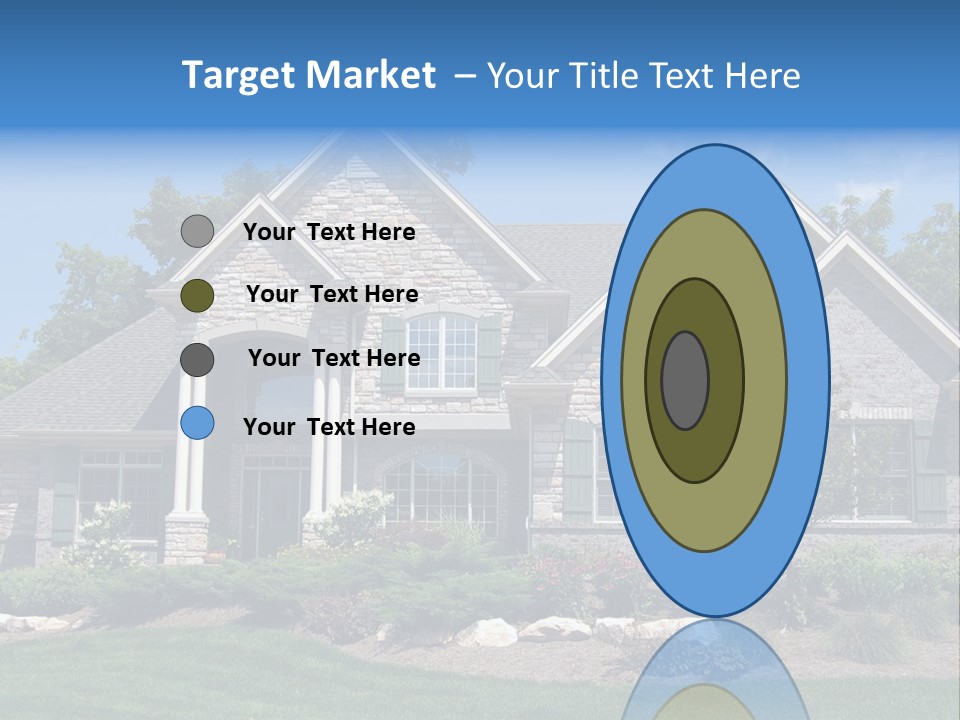 Beautiful Home In A New Development. Great For Real Estate Websites Or Ads. PowerPoint Template