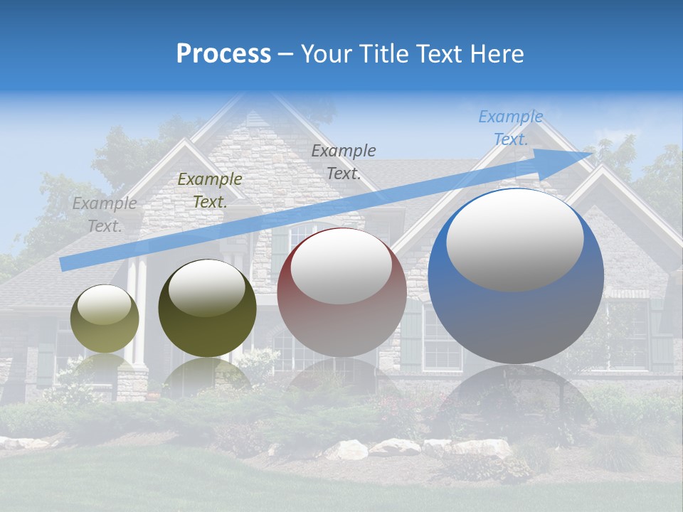 Beautiful Home In A New Development. Great For Real Estate Websites Or Ads. PowerPoint Template