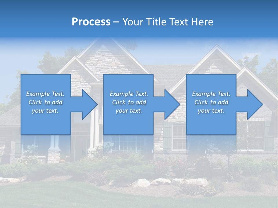 Beautiful Home In A New Development. Great For Real Estate Websites Or Ads. PowerPoint Template